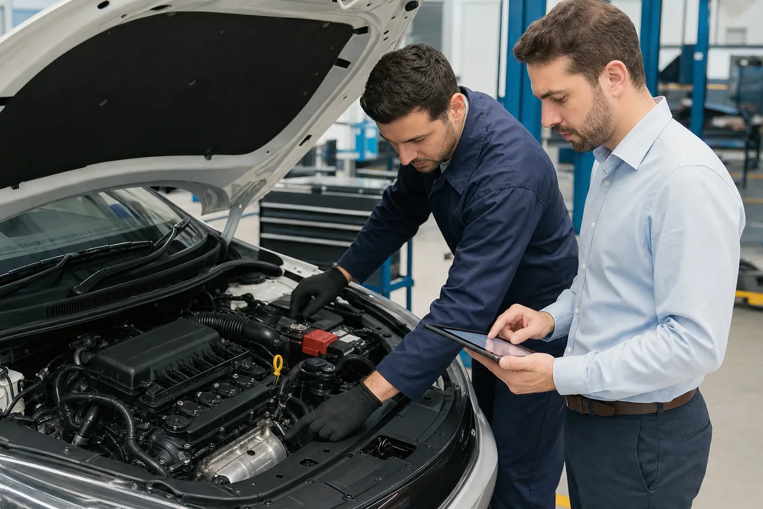 Despachante realizando cadastro de motor de veículo em Novo Gama.