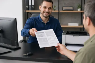 Profissional manipulando dispositivo de impressão relacionado a despachante em Novo Gama.