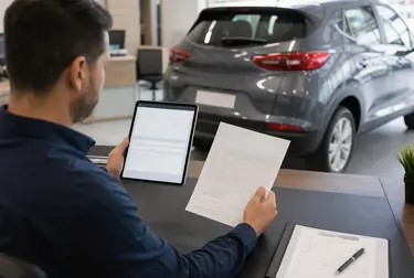 Profissional revisando documentos de licenciamento em Novo Gama.
